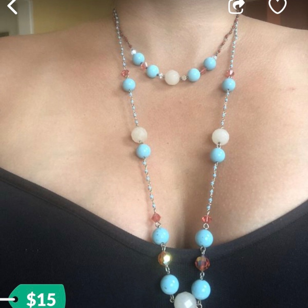 Hand made beaded necklace